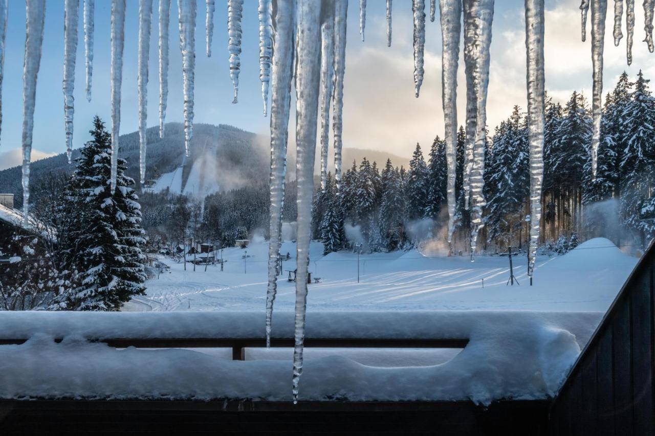 Wellness Hotel Sedy Vlk Harrachov Bagian luar foto