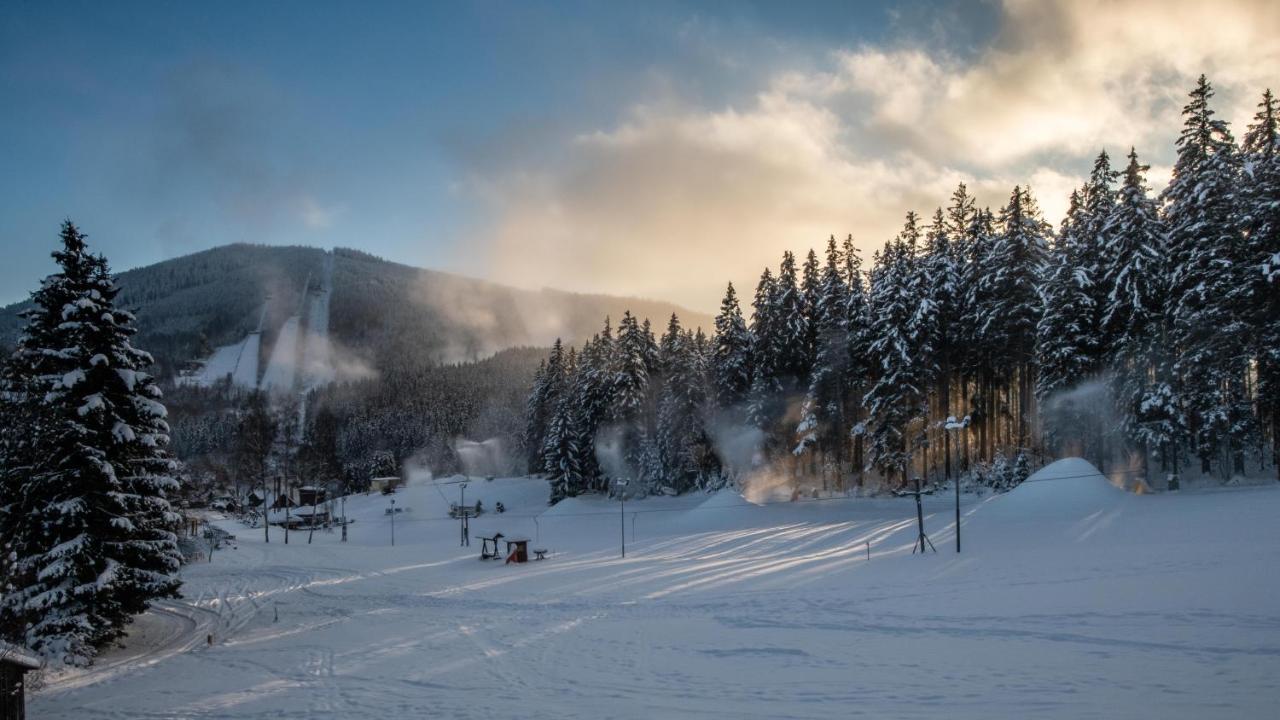 Wellness Hotel Sedy Vlk Harrachov Bagian luar foto
